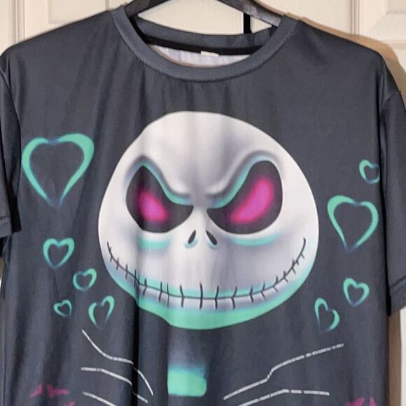 Nightmare Before Christmas Night of Love Mesh Tee - Picture 2 of 12